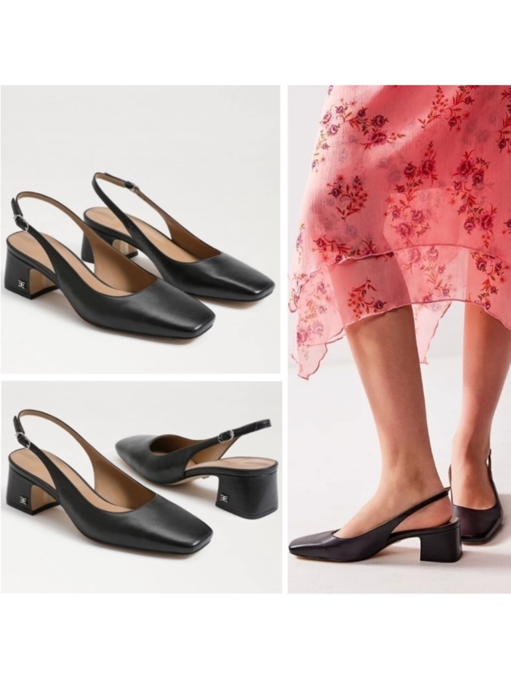 Final price ✨Sam Edelman Terra slingback leather pumps